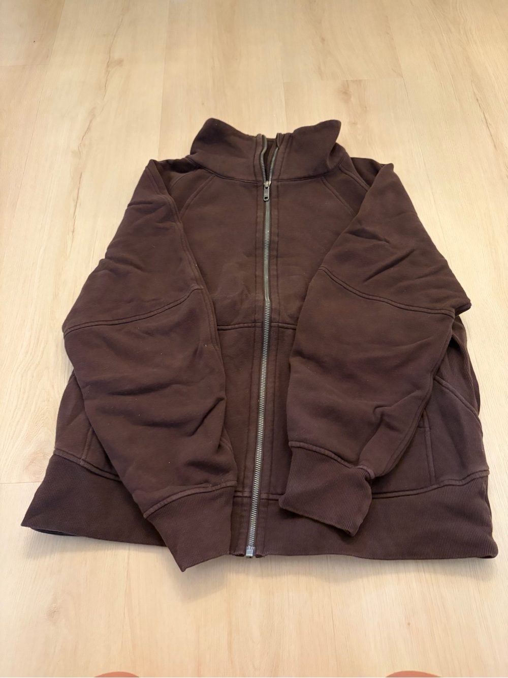Lululemon espresso full zip scuba